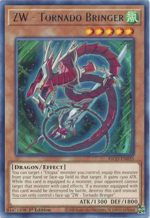 ZW Tornado Bringer KICO EN035 Rare 1st Edition King s Court 1st Edition Singles ZW Tornado Bringer KICO EN035 Rare 1st Edition King s Court 1st Edition Singles