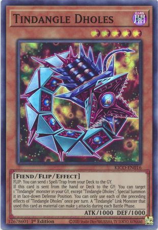 Tindangle Dholes KICO EN016 Super Rare 1st Edition Tindangle Dholes KICO EN016 Super Rare 1st Edition