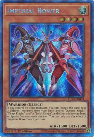 Imperial Bower KICO EN003 Collectors Rare 1st Edition King s Court 1st Edition Singles Imperial Bower KICO EN003 Collectors Rare 1st Edition King s Court 1st Edition Singles