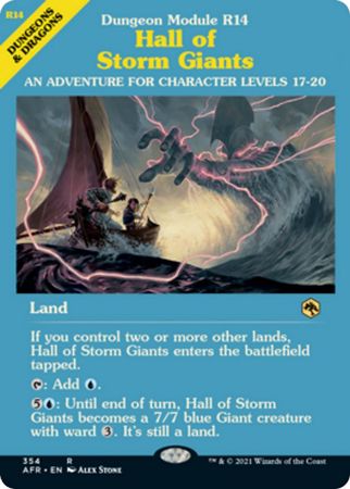 Hall of Storm Giants 354 Showcase Module Adventures in the Forgotten Realms Collector Booster Singles Hall of Storm Giants 354 Showcase Module Adventures in the Forgotten Realms Collector Booster Singles