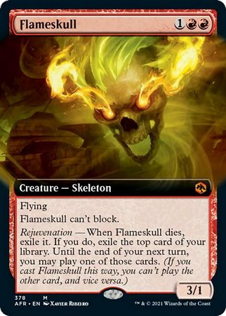 Flameskull 378 Extended Art Flameskull 378 Extended Art