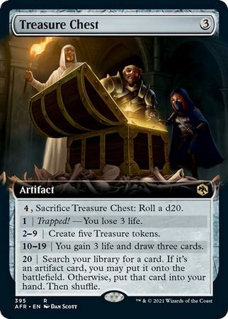 Treasure Chest 395 Extended Art Adventures in the Forgotten Realms Collector Booster Singles Treasure Chest 395 Extended Art Adventures in the Forgotten Realms Collector Booster Singles
