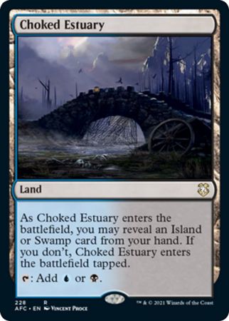 Choked Estuary 228 Adventures in the Forgotten Realms Commander Singles Choked Estuary 228 Adventures in the Forgotten Realms Commander Singles