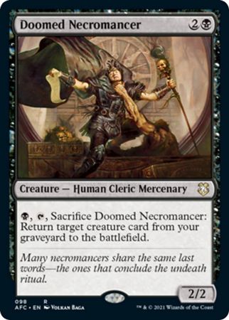 Doomed Necromancer 098 Adventures in the Forgotten Realms Commander Singles Doomed Necromancer 098 Adventures in the Forgotten Realms Commander Singles