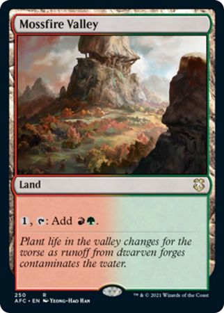Mossfire Valley 250 Adventures in the Forgotten Realms Commander Singles Mossfire Valley 250 Adventures in the Forgotten Realms Commander Singles