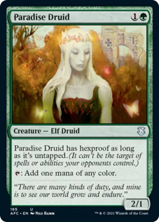Paradise Druid 165 Adventures in the Forgotten Realms Commander Singles Paradise Druid 165 Adventures in the Forgotten Realms Commander Singles