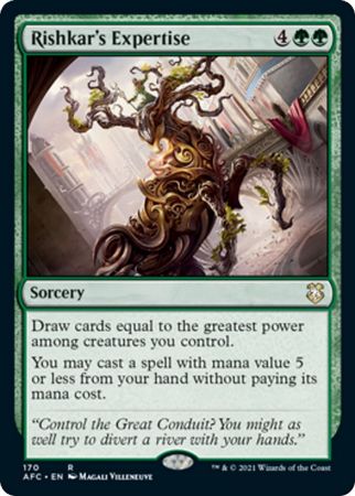 Rishkar s Expertise 170 Adventures in the Forgotten Realms Commander Singles Rishkar s Expertise 170 Adventures in the Forgotten Realms Commander Singles