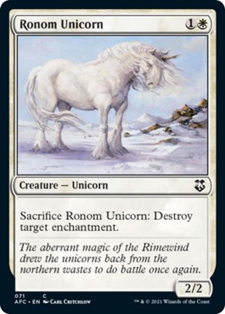 Ronom Unicorn 071 Adventures in the Forgotten Realms Commander Singles Ronom Unicorn 071 Adventures in the Forgotten Realms Commander Singles