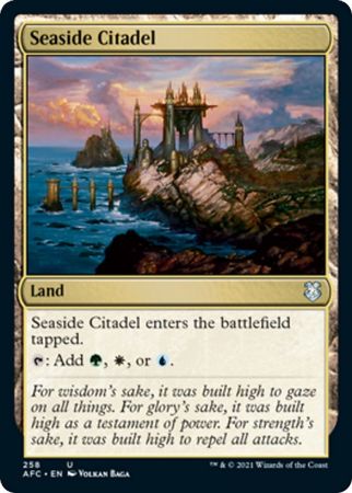 Seaside Citadel 258 Adventures in the Forgotten Realms Commander Singles Seaside Citadel 258 Adventures in the Forgotten Realms Commander Singles