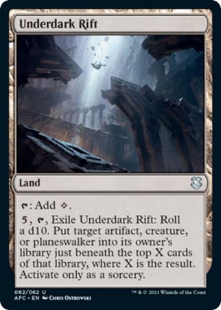 Underdark Rift 062 062 Adventures in the Forgotten Realms Commander Singles Underdark Rift 062 062 Adventures in the Forgotten Realms Commander Singles