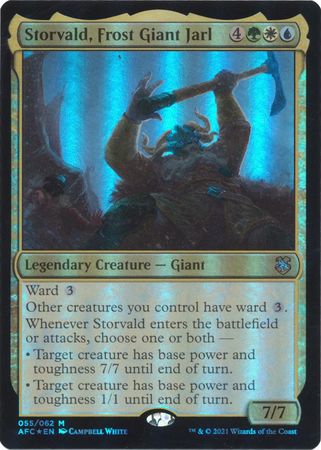 Storvald Frost Giant Jarl Foil 055 062 Storvald Frost Giant Jarl Foil 055 062