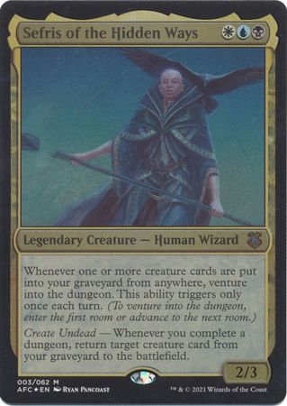 Sefris of the Hidden Ways 003 Foil Thick Card Sefris of the Hidden Ways 003 Foil Thick Card