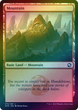 Mountain 274 281 Foil Mountain 274 281 Foil