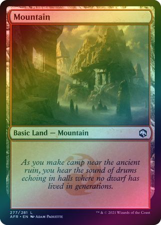 Mountain 277 281 Foil Adventures in the Forgotten Realms Foil Singles Mountain 277 281 Foil Adventures in the Forgotten Realms Foil Singles