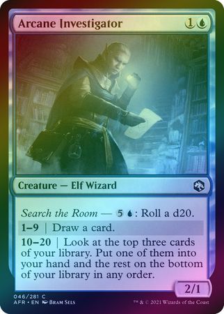Arcane Investigator 046 281 Foil Arcane Investigator 046 281 Foil