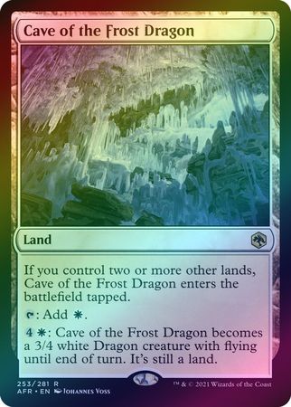 Cave of the Frost Dragon 253 281 Foil Adventures in the Forgotten Realms Foil Singles Cave of the Frost Dragon 253 281 Foil Adventures in the Forgotten Realms Foil Singles