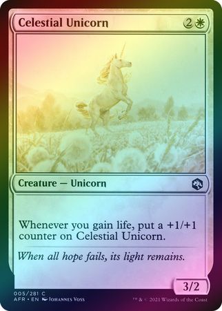Celestial Unicorn 005 281 Foil Adventures in the Forgotten Realms Foil Singles Celestial Unicorn 005 281 Foil Adventures in the Forgotten Realms Foil Singles