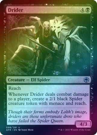 Drider 098 281 Foil Adventures in the Forgotten Realms Foil Singles Drider 098 281 Foil Adventures in the Forgotten Realms Foil Singles
