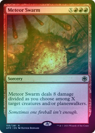Meteor Swarm 155 281 Foil Adventures in the Forgotten Realms Foil Singles Meteor Swarm 155 281 Foil Adventures in the Forgotten Realms Foil Singles