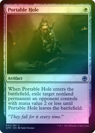 Portable Hole 033 281 Foil Portable Hole 033 281 Foil