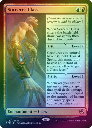 Sorcerer Class 233 281 Foil Adventures in the Forgotten Realms Foil Singles Sorcerer Class 233 281 Foil Adventures in the Forgotten Realms Foil Singles