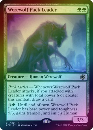 Werewolf Pack Leader 211 281 Foil Werewolf Pack Leader 211 281 Foil