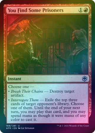 You Find Some Prisoners 169 281 Foil You Find Some Prisoners 169 281 Foil