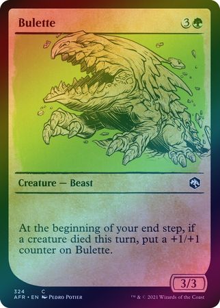 Bulette 324 Showcase Rulebook Foil Bulette 324 Showcase Rulebook Foil