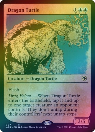 Dragon Turtle 307 Showcase Rulebook Foil Dragon Turtle 307 Showcase Rulebook Foil