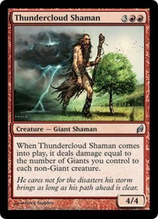 Thundercloud Shaman Lorwyn Singles Thundercloud Shaman Lorwyn Singles