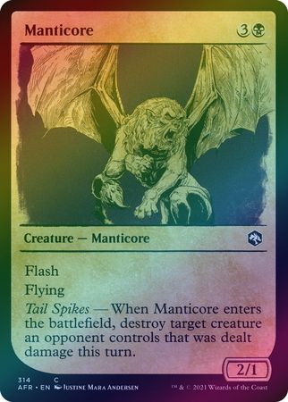 Manticore 314 Showcase Rulebook Foil Manticore 314 Showcase Rulebook Foil