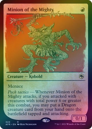 Minion of the Mighty 320 Showcase Rulebook Foil Minion of the Mighty 320 Showcase Rulebook Foil