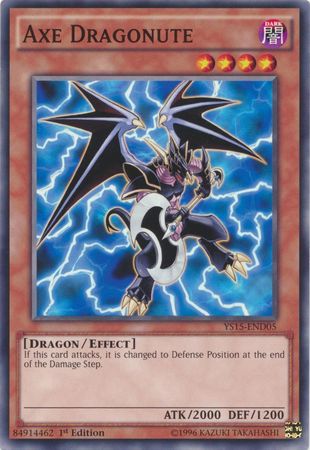 Axe Dragonute YS15-END05 Common Yu-Gi-Oh Card Mint 1st Edition New 