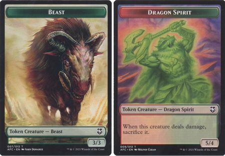 Beast 007 013 Dragon Spirit Token 009 013 Beast 007 013 Dragon Spirit Token 009 013