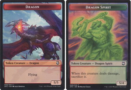 Dragon 006 013 Dragon Spirit Token 009 013 Dragon 006 013 Dragon Spirit Token 009 013