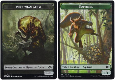 Phyrexian Germ 003 021 Squirrel 011 021 Foil MH2 Token Modern Horizons 2 Foil Singles Phyrexian Germ 003 021 Squirrel 011 021 Foil MH2 Token Modern Horizons 2 Foil Singles