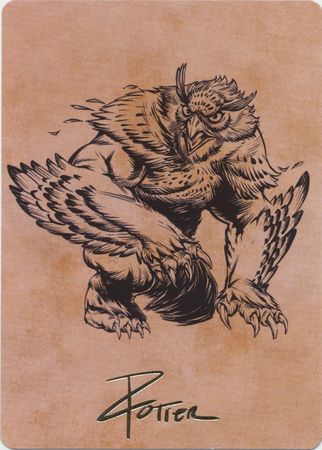 Owlbear 76 81 AFR Art Series Gold Artist Signature Adventures in the Forgotten Realms Art Series Signed Singles Owlbear 76 81 AFR Art Series Gold Artist Signature Adventures in the Forgotten Realms Art Series Signed Singles