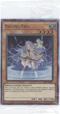 Raging Eria LART EN031 Ultra Rare Limited Edition Sealed The Lost Art Promotion Raging Eria LART EN031 Ultra Rare Limited Edition Sealed The Lost Art Promotion