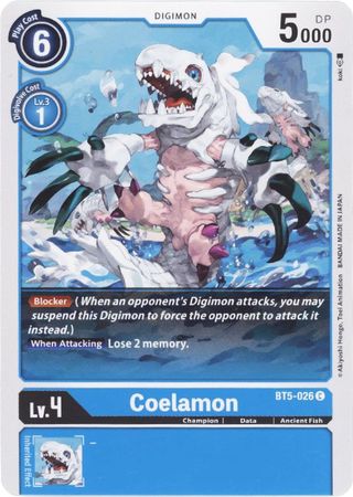 Coelamon BT5 026 Common BT05 Singles Coelamon BT5 026 Common BT05 Singles