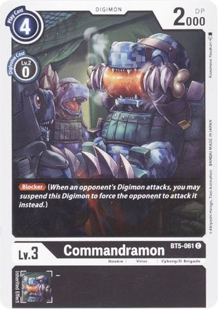 Commandramon BT5 061 Common BT05 Singles Commandramon BT5 061 Common BT05 Singles