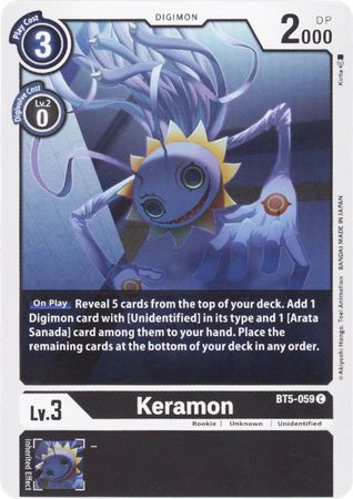 Keramon BT5 059 Common BT05 Singles Keramon BT5 059 Common BT05 Singles