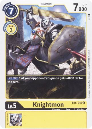 Knightmon BT5 042 Common BT05 Singles Knightmon BT5 042 Common BT05 Singles