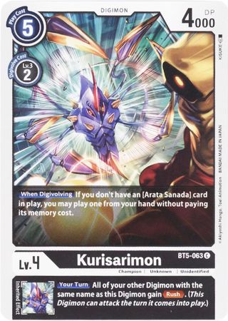 Kurisarimon BT5 063 Common Battle of Omni BT05 Singles Kurisarimon BT5 063 Common Battle of Omni BT05 Singles