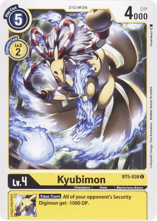 Kyubimon BT5 038 Common BT05 Singles Kyubimon BT5 038 Common BT05 Singles
