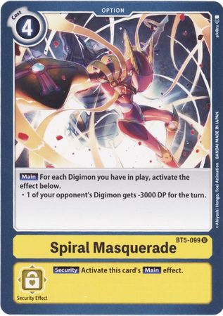 Spiral Masquerade BT5 099 Uncommon Spiral Masquerade BT5 099 Uncommon
