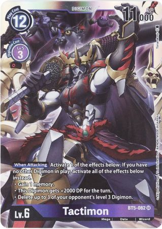 Tactimon BT5 082 Super Rare BT05 Singles Tactimon BT5 082 Super Rare BT05 Singles