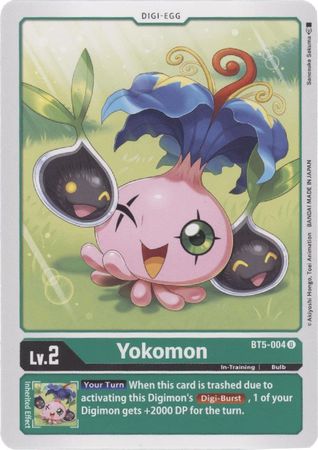 Yokomon BT5 004 Uncommon Battle of Omni BT05 Singles Yokomon BT5 004 Uncommon Battle of Omni BT05 Singles
