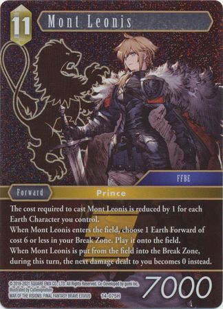 Mont Leonis 14 075H Hero Foil Opus XIV Collection Crystal Abyss Foil Singles Mont Leonis 14 075H Hero Foil Opus XIV Collection Crystal Abyss Foil Singles