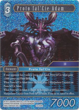 Proto fal Cie Adam 14 032R Rare Foil Opus XIV Collection Crystal Abyss Foil Singles Proto fal Cie Adam 14 032R Rare Foil Opus XIV Collection Crystal Abyss Foil Singles