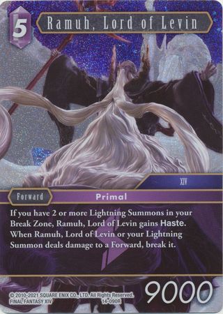 Ramuh Lord of Levin 14 090R Rare Foil Opus XIV Collection Crystal Abyss Foil Singles Ramuh Lord of Levin 14 090R Rare Foil Opus XIV Collection Crystal Abyss Foil Singles